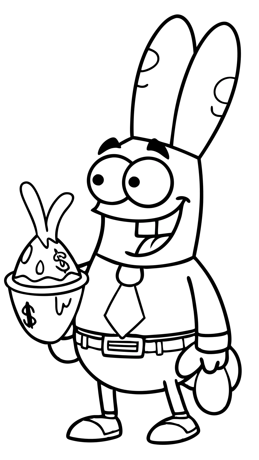 coloring pages mr krabs